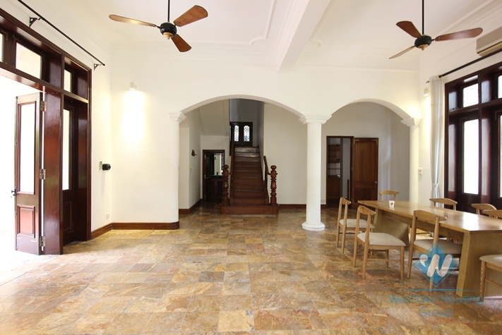 Villa with private swimming pool and large garden for rent in Tay Ho